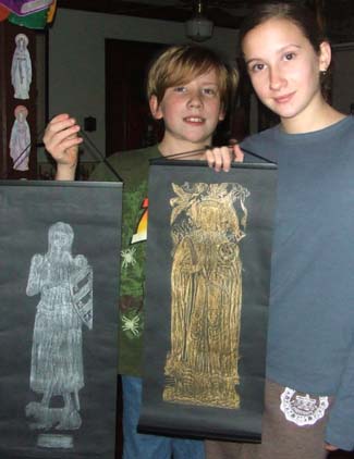 brass rubbings